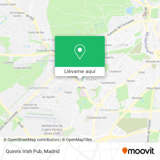 Mapa Quinn's Irish Pub