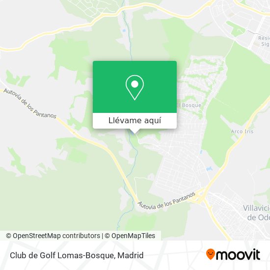 Mapa Club de Golf Lomas-Bosque