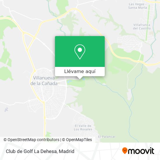 Mapa Club de Golf La Dehesa