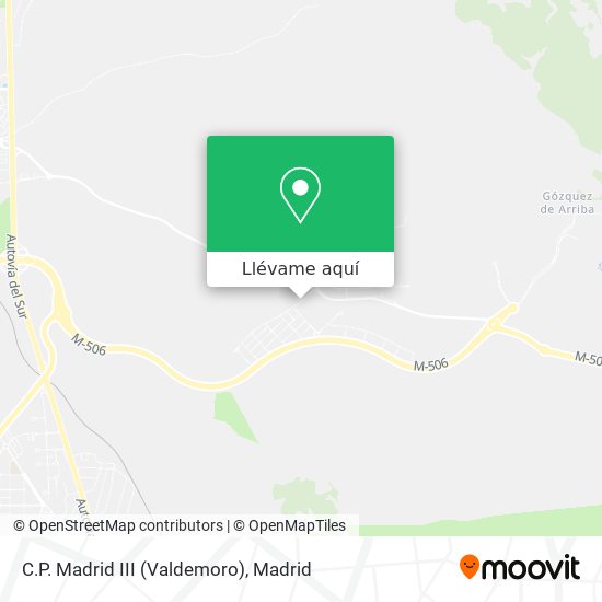 Mapa C.P. Madrid III (Valdemoro)