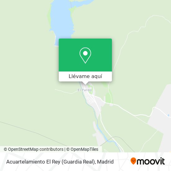 Mapa Acuartelamiento  El Rey  (Guardia Real)