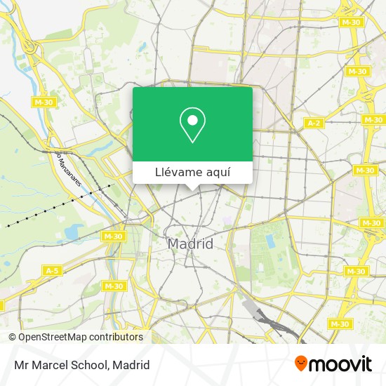 Mapa Mr Marcel School