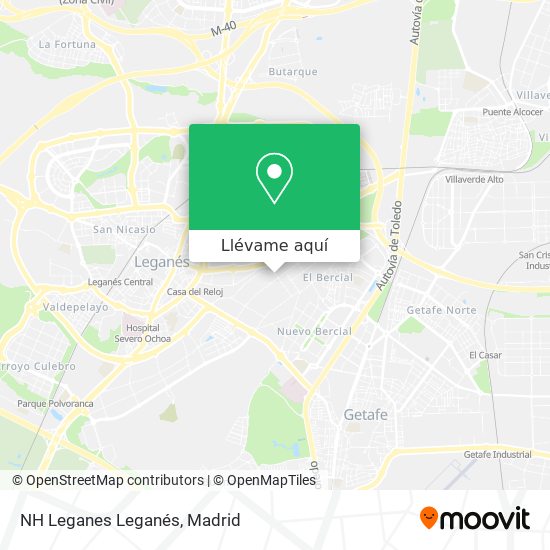 Mapa NH Leganes Leganés
