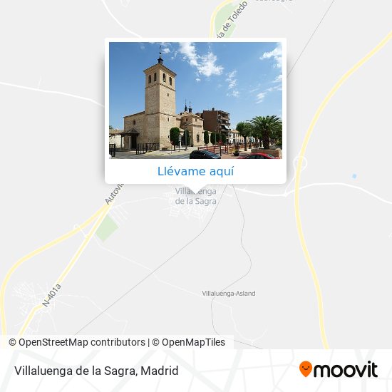 Mapa Villaluenga de la Sagra