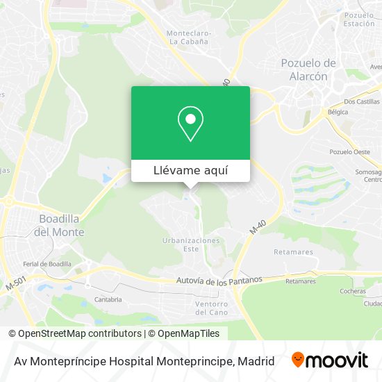 Mapa Av Montepríncipe Hospital Monteprincipe