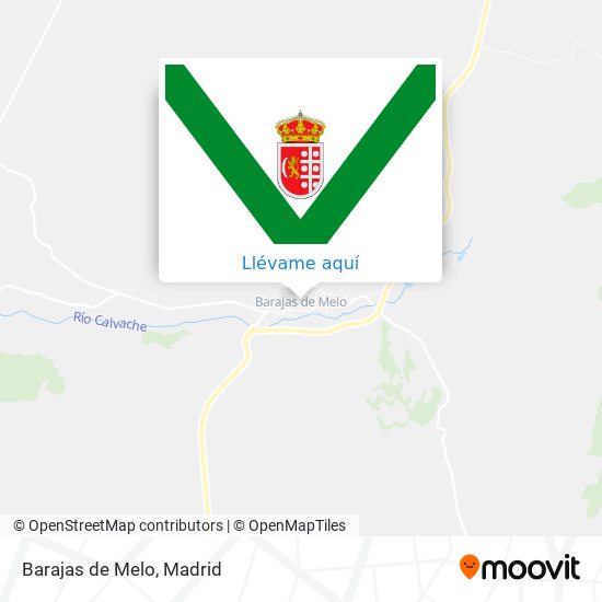 Mapa Barajas de Melo