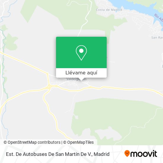 Mapa Est. De Autobuses De San Martín De V.