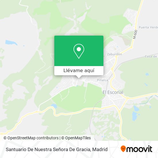 Mapa Santuario De Nuestra Señora De Gracia