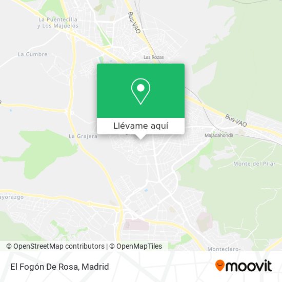 Mapa El Fogón De Rosa