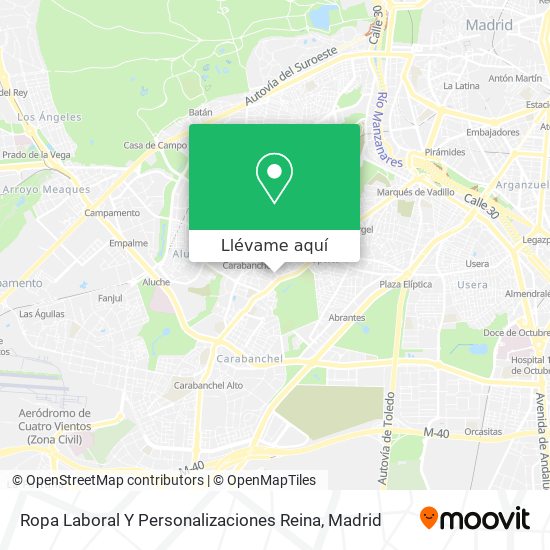 Mapa Ropa Laboral Y Personalizaciones Reina