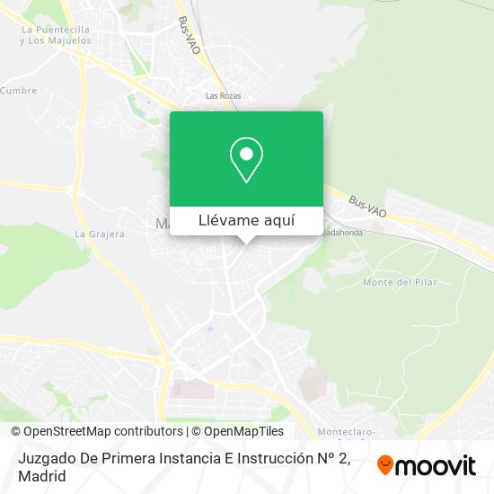 Mapa Juzgado De Primera Instancia E Instrucción Nº 2