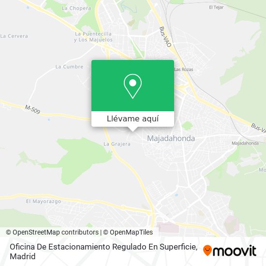 Mapa Oficina De Estacionamiento Regulado En Superficie