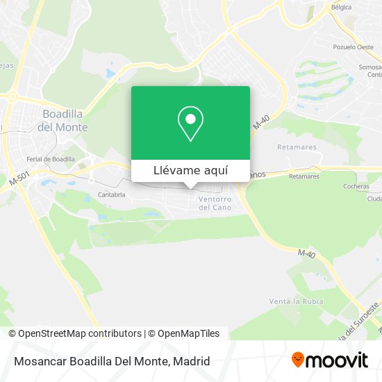 Mapa Mosancar Boadilla Del Monte