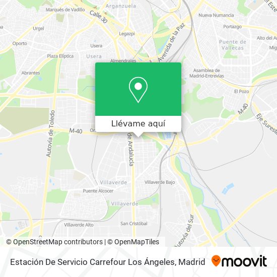 Mapa Estación De Servicio Carrefour Los Ángeles