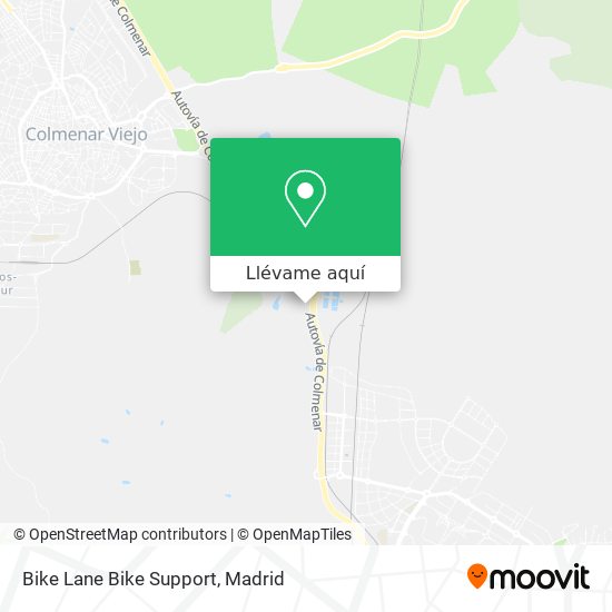 Mapa Bike Lane Bike Support