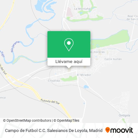 Mapa Campo de Futbol C.C. Salesianos De Loyola