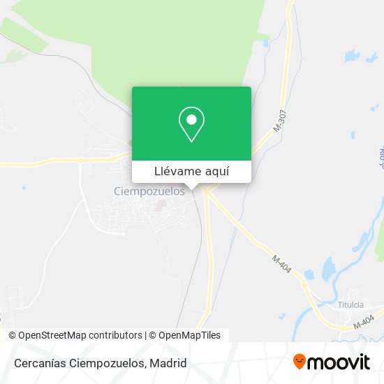 Mapa Cercanías Ciempozuelos
