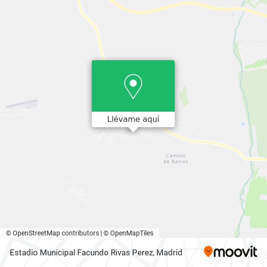 Mapa Estadio Municipal Facundo Rivas Perez
