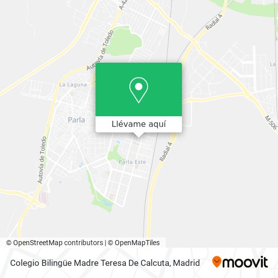 Mapa Colegio Bilingüe Madre Teresa De Calcuta