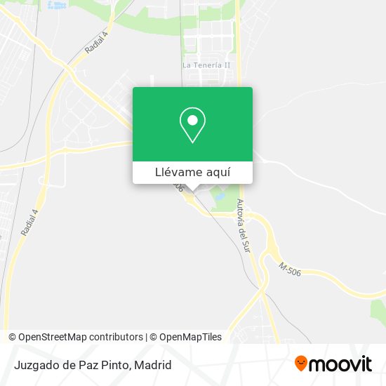 Mapa Juzgado de Paz Pinto