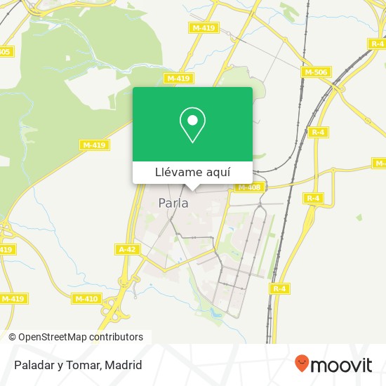 Mapa Paladar y Tomar