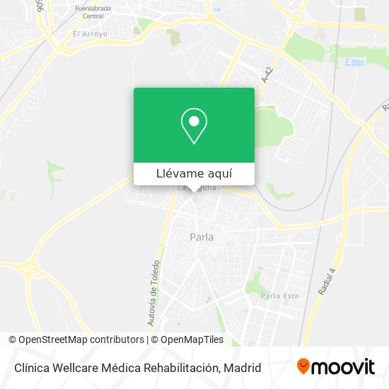 Mapa Clínica Wellcare Médica Rehabilitación