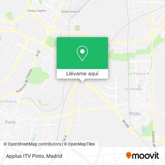 Mapa Applus ITV Pinto