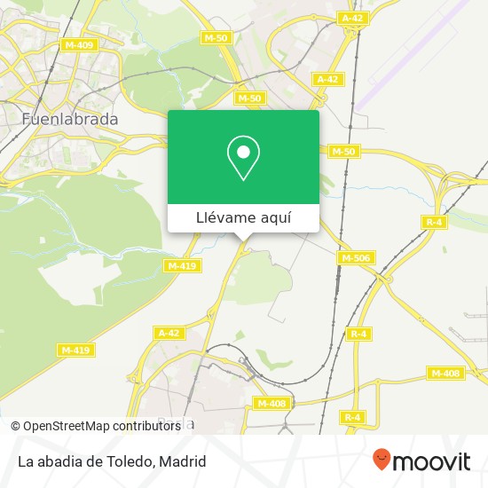 Mapa La abadia de Toledo