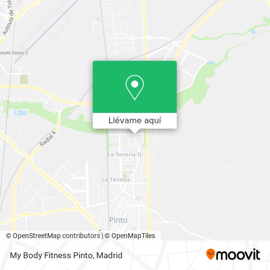 Mapa My Body Fitness Pinto