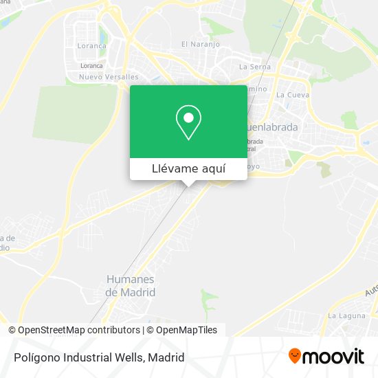 Mapa Polígono Industrial Wells
