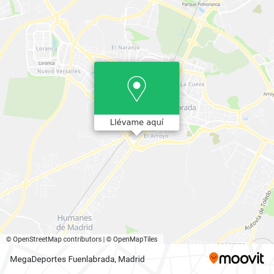 Mapa MegaDeportes Fuenlabrada