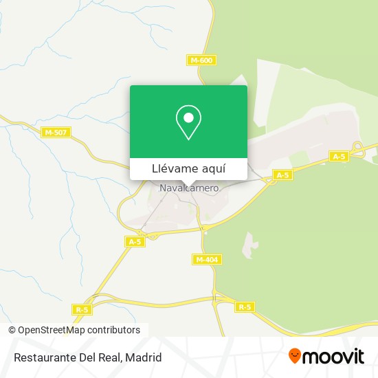 Mapa Restaurante Del Real