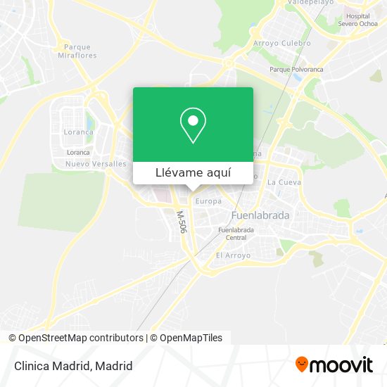 Mapa Clinica Madrid