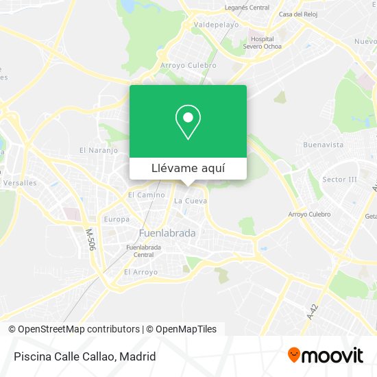 Mapa Piscina Calle Callao