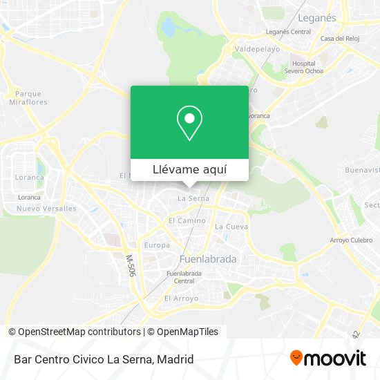 Mapa Bar Centro Civico La Serna