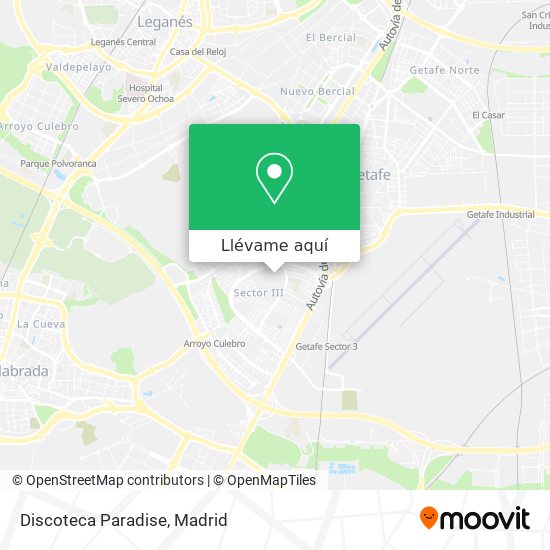Mapa Discoteca Paradise