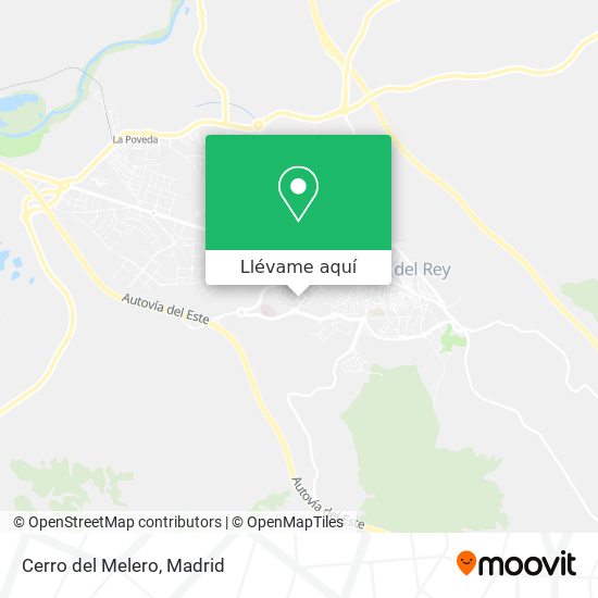 Mapa Cerro del Melero