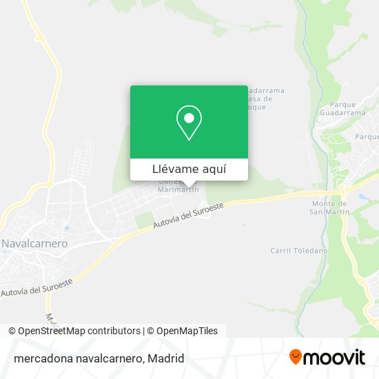 Mapa mercadona navalcarnero