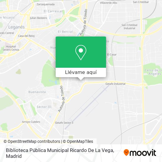 Mapa Biblioteca Pública Municipal Ricardo De La Vega