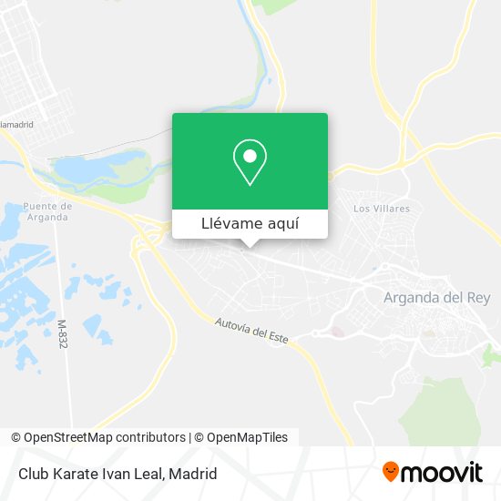 Mapa Club Karate Ivan Leal