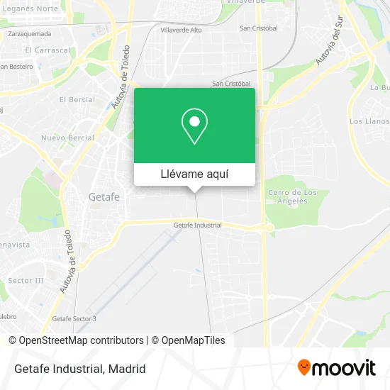 Mapa Getafe Industrial