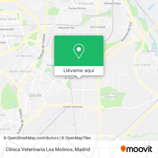 Mapa Clínica Veterinaria Los Molinos