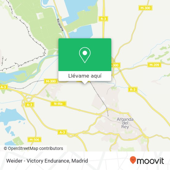 Mapa Weider - Victory Endurance