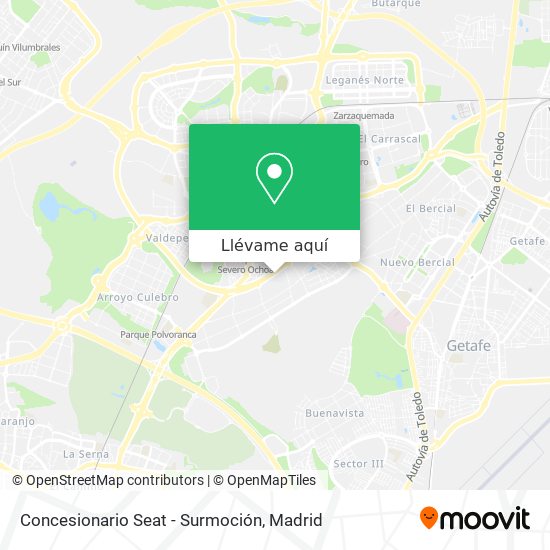 Mapa Concesionario Seat - Surmoción