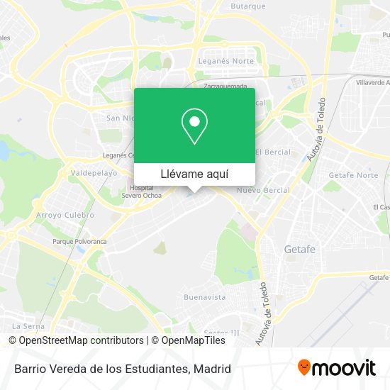 Mapa Barrio Vereda de los Estudiantes