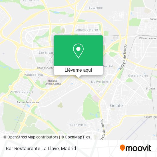 Mapa Bar Restaurante La Llave