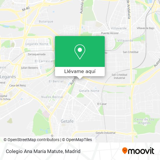 Mapa Colegio Ana María Matute