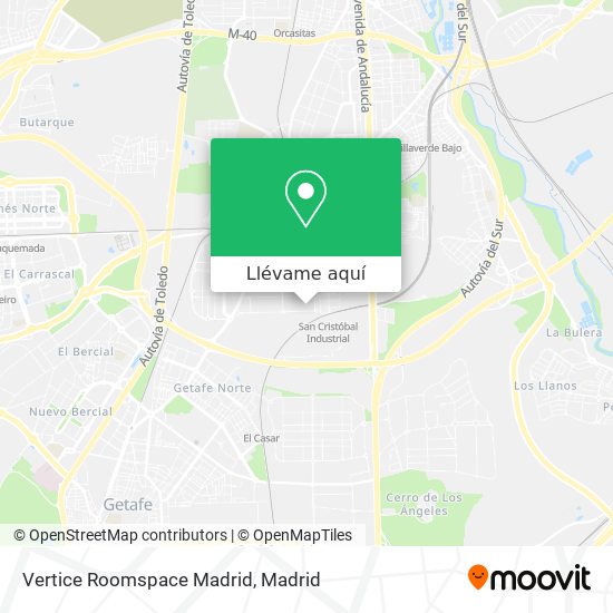 Mapa Vertice Roomspace Madrid