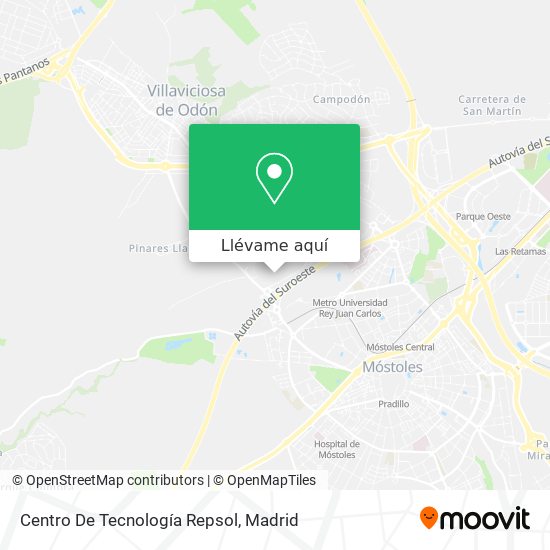 Mapa Centro De Tecnología Repsol