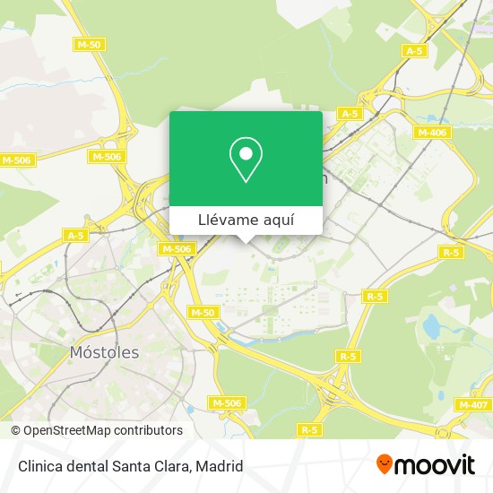 Mapa Clinica dental Santa Clara